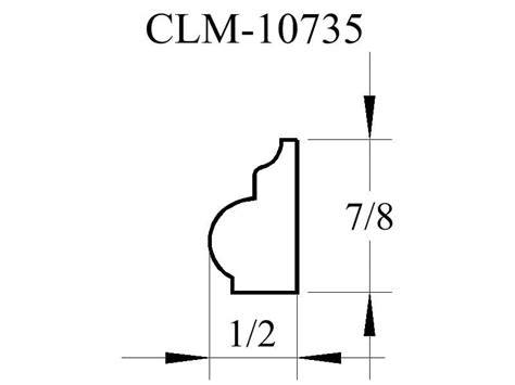 Clm 10735 Classic Mouldings Inc