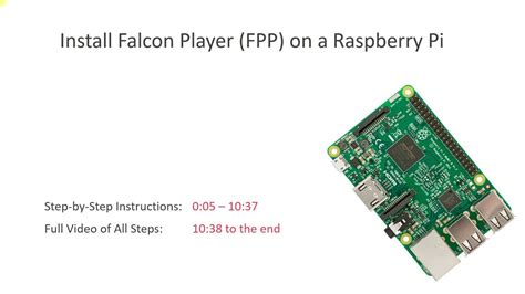 Installing Falcon Player On A Raspberry Pi Detailed Instructions