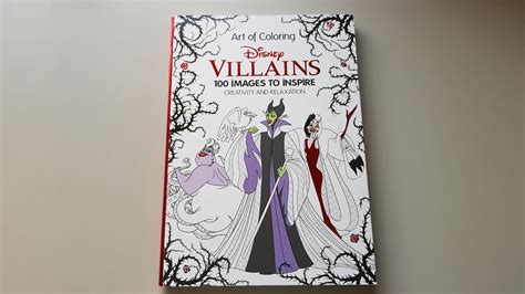 Art of Coloring: Disney Villains flipthrough - YouTube