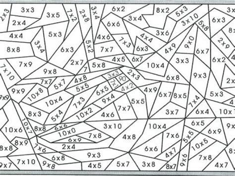 Coloriage Magique 6eme Multiplication Coloriages Magiques Division Coloriage Magique 192