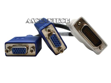 Dms 59 To Dual Vga Cable Dms 59 To Dual Vga Port Y Splitter Cable