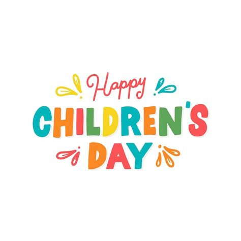 Premium Vector Happy Childrens Day