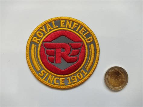 Parche Bordado Royal Enfield Since Royal Reflectivo Gr Fica