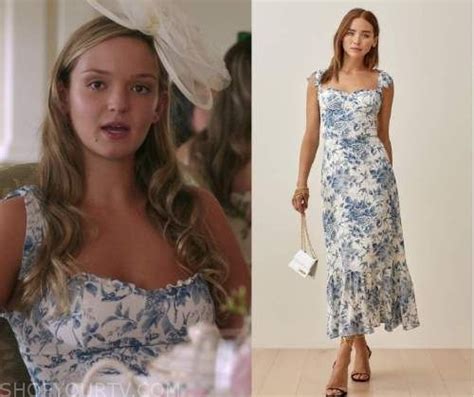 The Summer I Turned Pretty Season 1 Episode 2 White And Blue Floral Midi