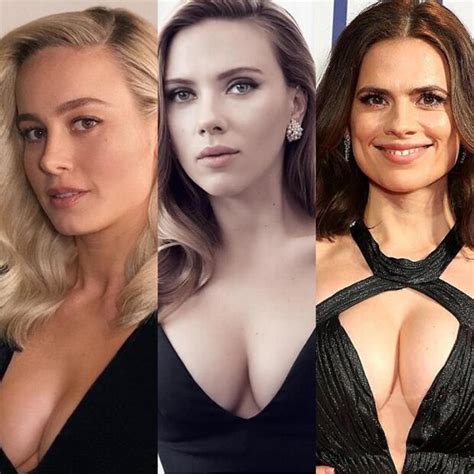 Brie Larson Scarlett Johansson Hayley Atwell Olas202