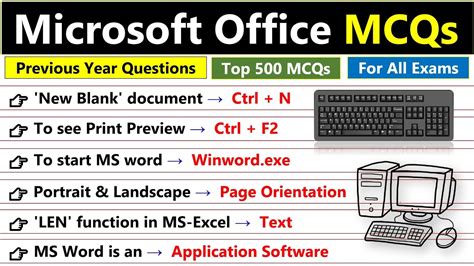 Top Ms Office Mcq Questions And Answer Microsoft Office Ms