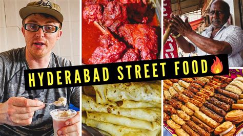 Hyderabad Street Food Tour Eating Sweet Spicy Indian Food In