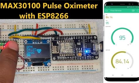 Max30100 Pulse Oximeter With Esp8266 On Blynk Iot App