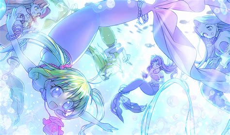 Mermaid Melody Pichi Pichi Pitch Hanamori Pink Image By Oyayubi