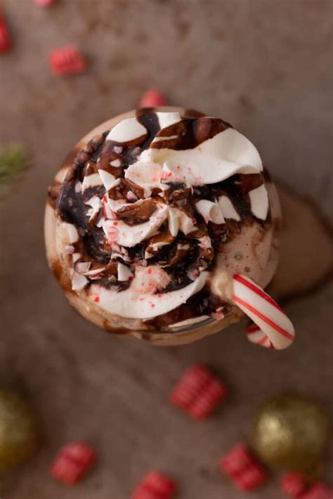 Copycat Starbucks Peppermint Mocha Frappuccino Recipe Lifestyle Of A