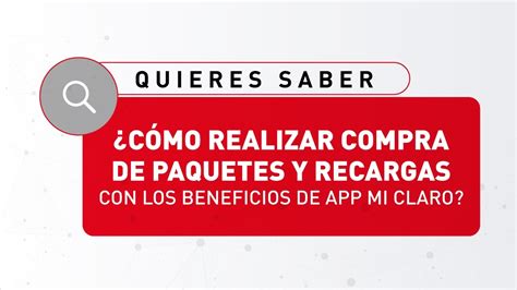 Asesores en la red Cómo realizar compra de paquetes y recargas en App