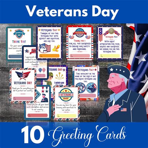 Veterans Day Greeting Cards Patriotic Veterans Day Thank You Cards