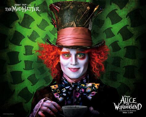 Johnny Depp As Mad Hatter First Look Filmofilia