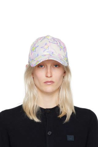 Acne Studios Pink Micro Patch Cap Ssense Canada