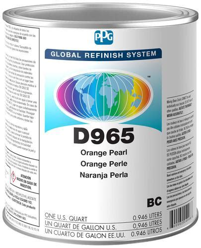 Ppg Refinish Global Refinish Systems 1 Quart Orange Pearl Paint Tint