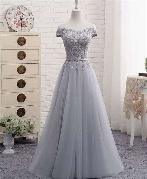 Simple Grey Bridesmaid Dresses Tulle Bridesmaid Dresses Grey Wedding