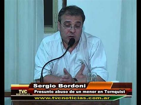 ABUSO DE UN MENOR SERGIO BORDONI YouTube