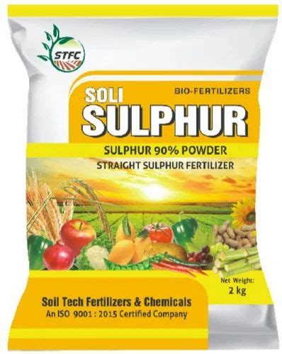 Bio Tech Grade Packaging Size Kg Kg Kg Sulphur Wdg