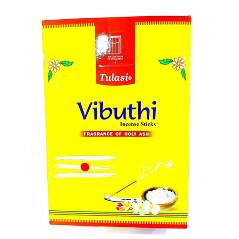 Fragrance Of HOLY Ash Tulasi Incense 20 Sticks Per Pack 12 Packs In