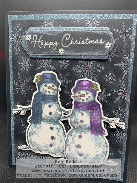 Pin By Kathy Filer On Cards Christmas Snow Christmas Cards Sample