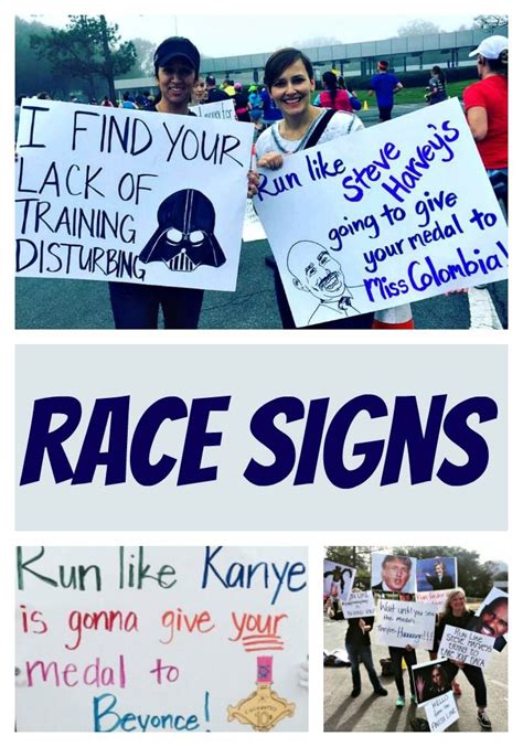 Funny And Motivational Race Signs I Need Funny When I M Running A