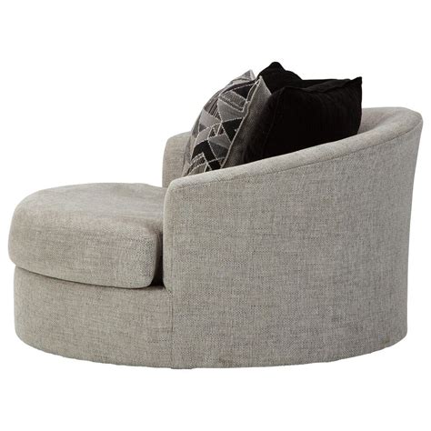 Oversized Round Swivel Chair Slipcover - Sure Fit Stretch Jacquard ...