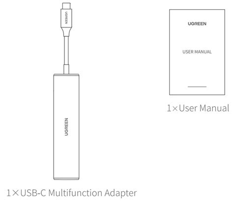 Ugreen Cm Usb C Multifunction Adapter User Manual