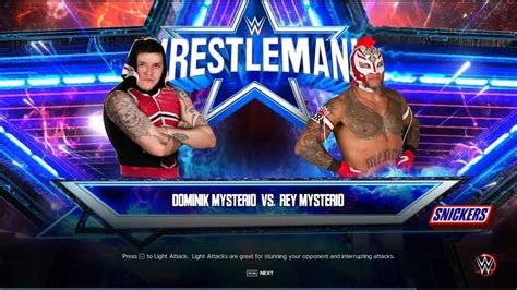 Father Vs Son Rey Mysterio Vs Dominic Mysterio In Wwe2k23 Pc Gameplay 4k Youtube