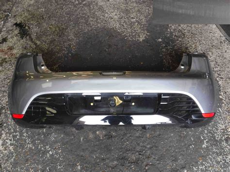 Renault Clio MK4 2013 2019 Rear Bumper Grey Tekng Store Renault