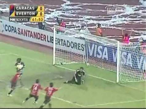 Gol Darío Figueroa Caracas 1 0 Everton Libertadores 2009 Javier