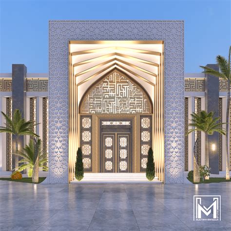 Modern Mosque In Sharjah On Behance Mosque Design Islamic