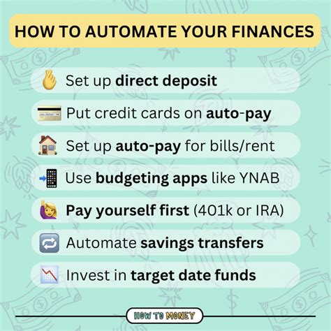 8 Ways To Automate Your Finances How To Money