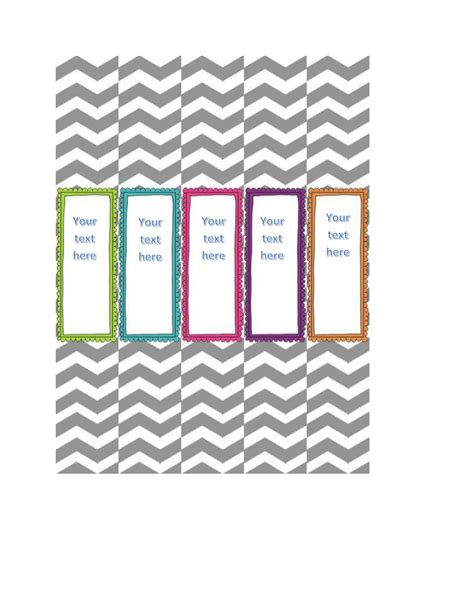 Free Printable Binder Spine Insert Templates Inch Label Word