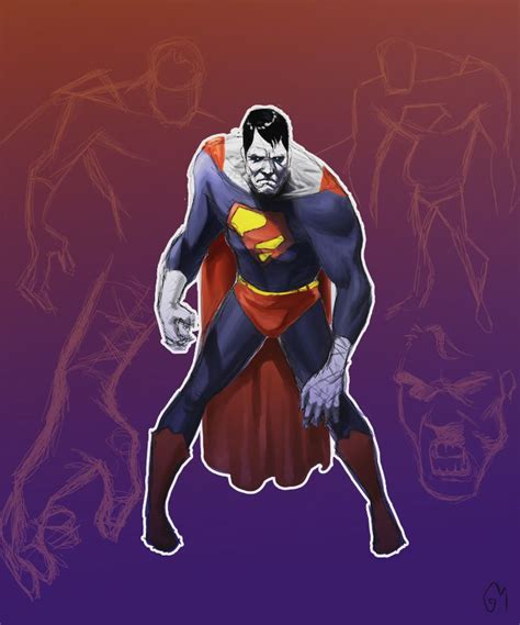 Bizarro Sketch By Gabomelo Superhero Superman Boy Dc Villains