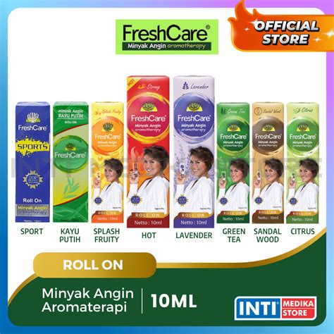 Jual Freshcare Minyak Angin Aromatherapy Roll On 10ml Minyak Kayu Putih Shopee Indonesia