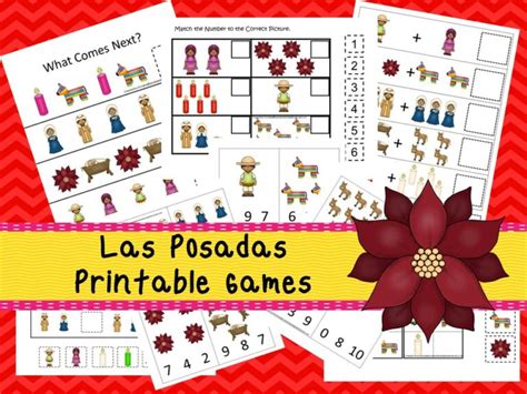 30 Printable Las Posadas Themed Curriculum Games Made By Teachers