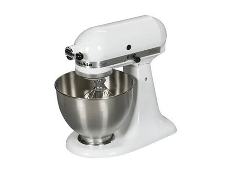 KitchenAid K45SSWH Classic 250 Watt 4 1 2 Quart Stand Mixer White