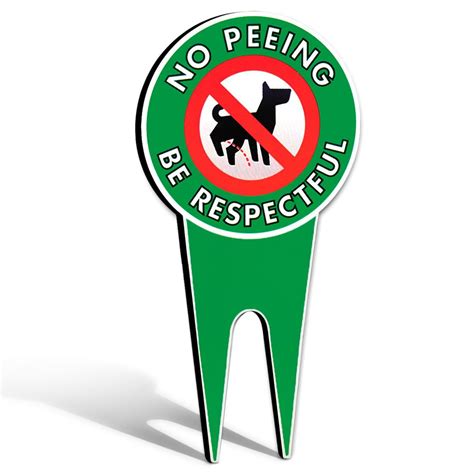 Signs Authority No Pee Dog Signs Stop Dogs From Peeing On Your Lawn