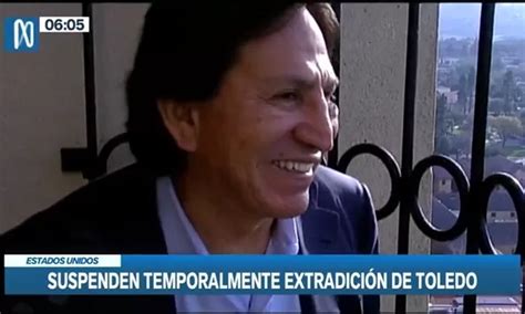 Alejandro Toledo Jueza De Estados Unidos Suspendi De Manera Temporal