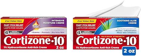 Cortizone 10 Maximum Strength Intensive Moisture Anti Itch Cream 1 Hydrocortisone