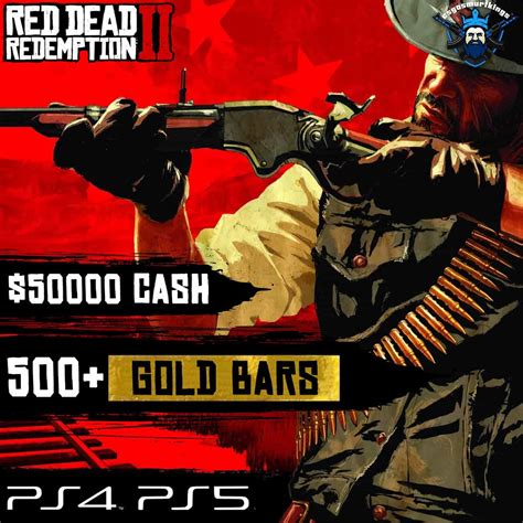 Ps4ps5 Rdr2 Modded Accounts With 500 Gold Bars With 50000 Cash ⚡️