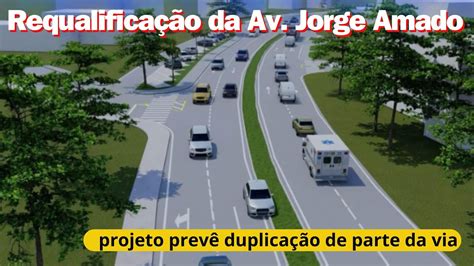 AVENIDA JORGE AMADO SERÁ DUPLICADA imbui salvador drone dji YouTube