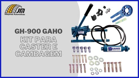 GH 900 GAHO Kit Para Caster E Cambagem Dianteiro YouTube