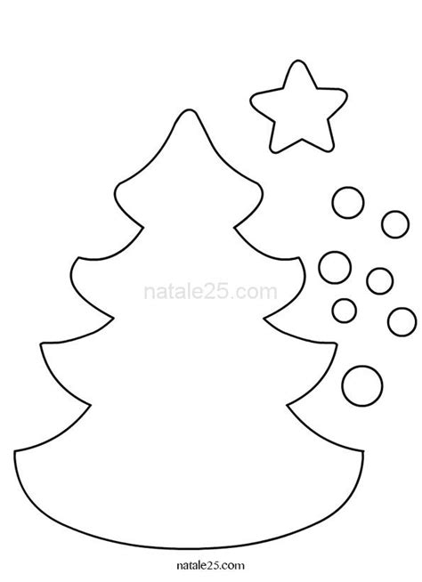 Sagoma Albero Di Natale Con Ornamenti Natale25 Letterine