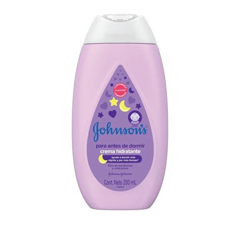 Crema Hidratante Para Bebé Johnsons Para Antes De Dormir X 200 Ml