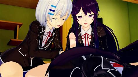 FUTA DATE A LIVE Kurumi X Tohka And Origami Tobiichi D HENTAI Tnaflix