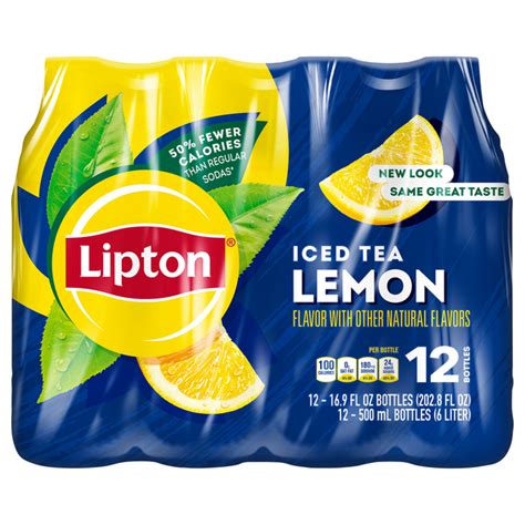 Save on Lipton Iced Tea Lemon - 12 pk Order Online Delivery | Stop & Shop