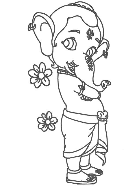 Ganesha Color Drawing At Getdrawings Free Download