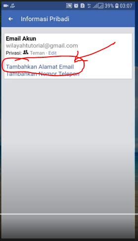 Cara Mengganti Email Facebook Tongbos