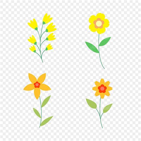 Cartoon Fr Hlingsblume Clipart Gelbe Blume Fr Hlingsblumen Clipart